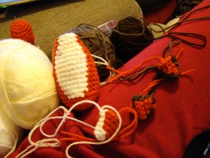 deconstructed fox amigurumi crochet knitting cute