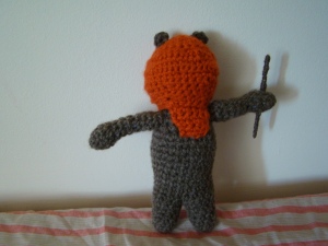 ewok starwars amigurumi crochet bear toys cute yarn brown orange cute 